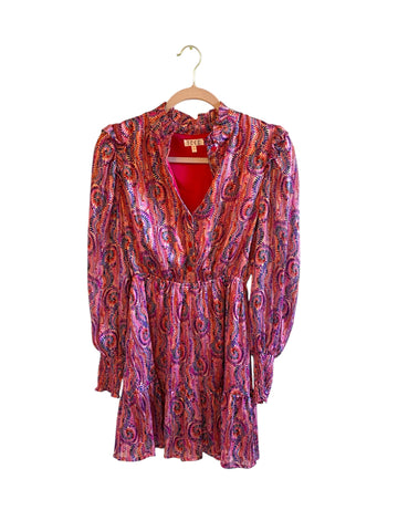 TCEC Retro Lantern Sleeve Dress