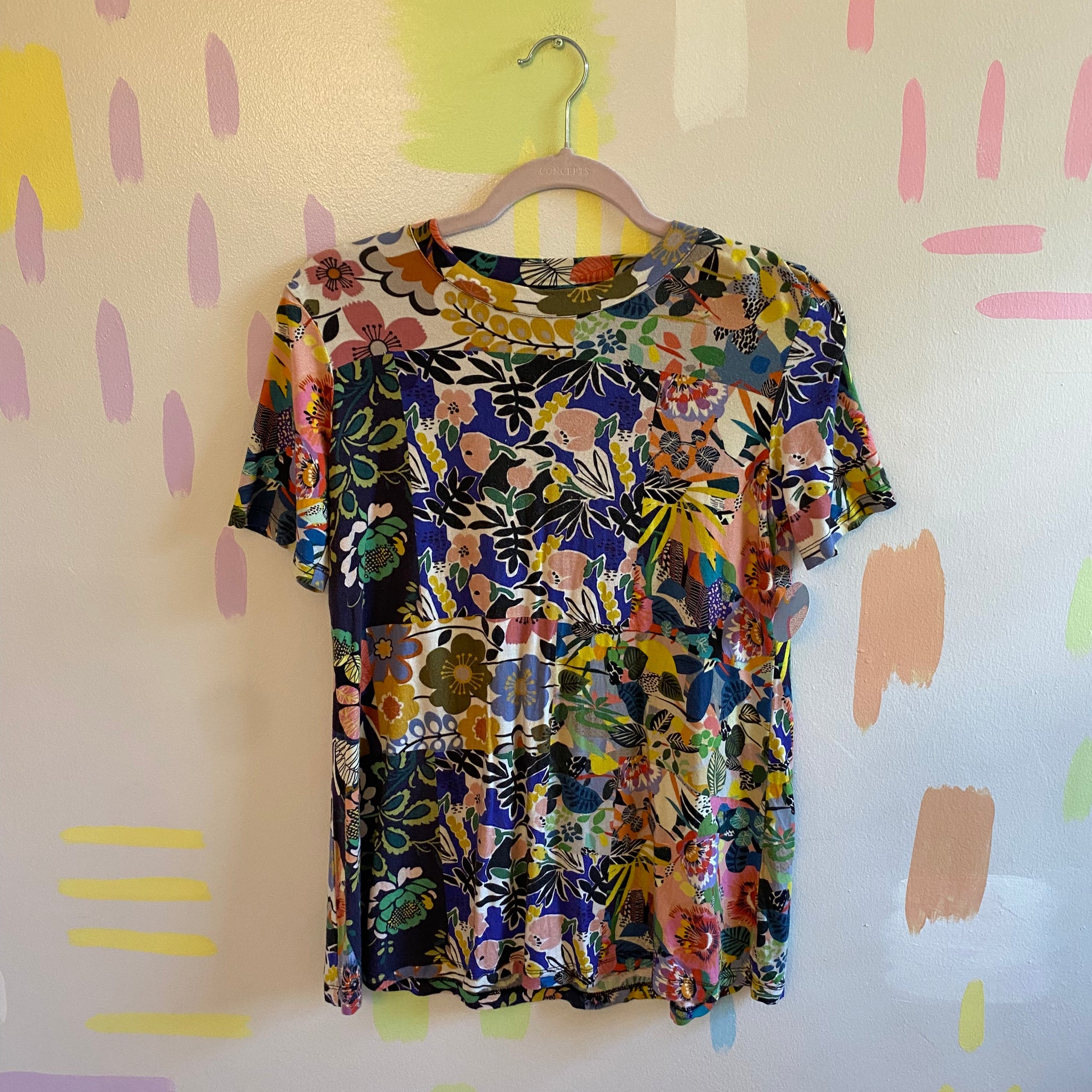 Johnny Was Floral T-Shirt Size-XS