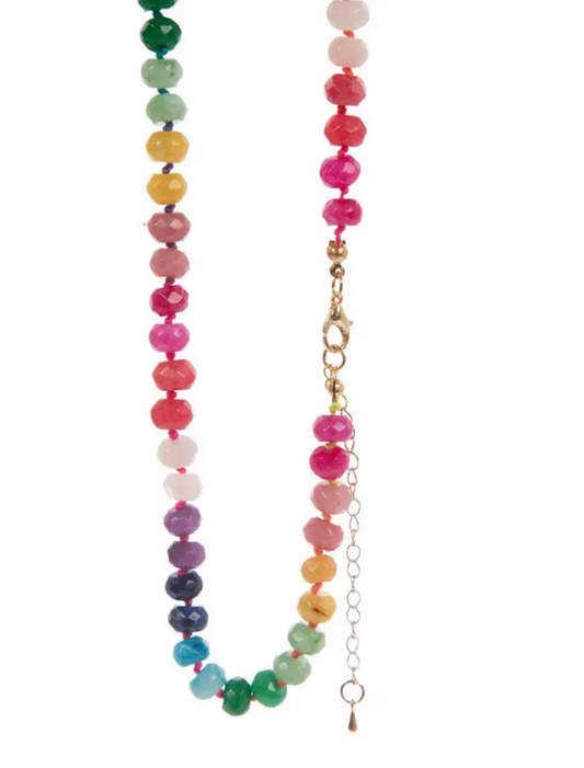 Natural Stone Candy Necklace