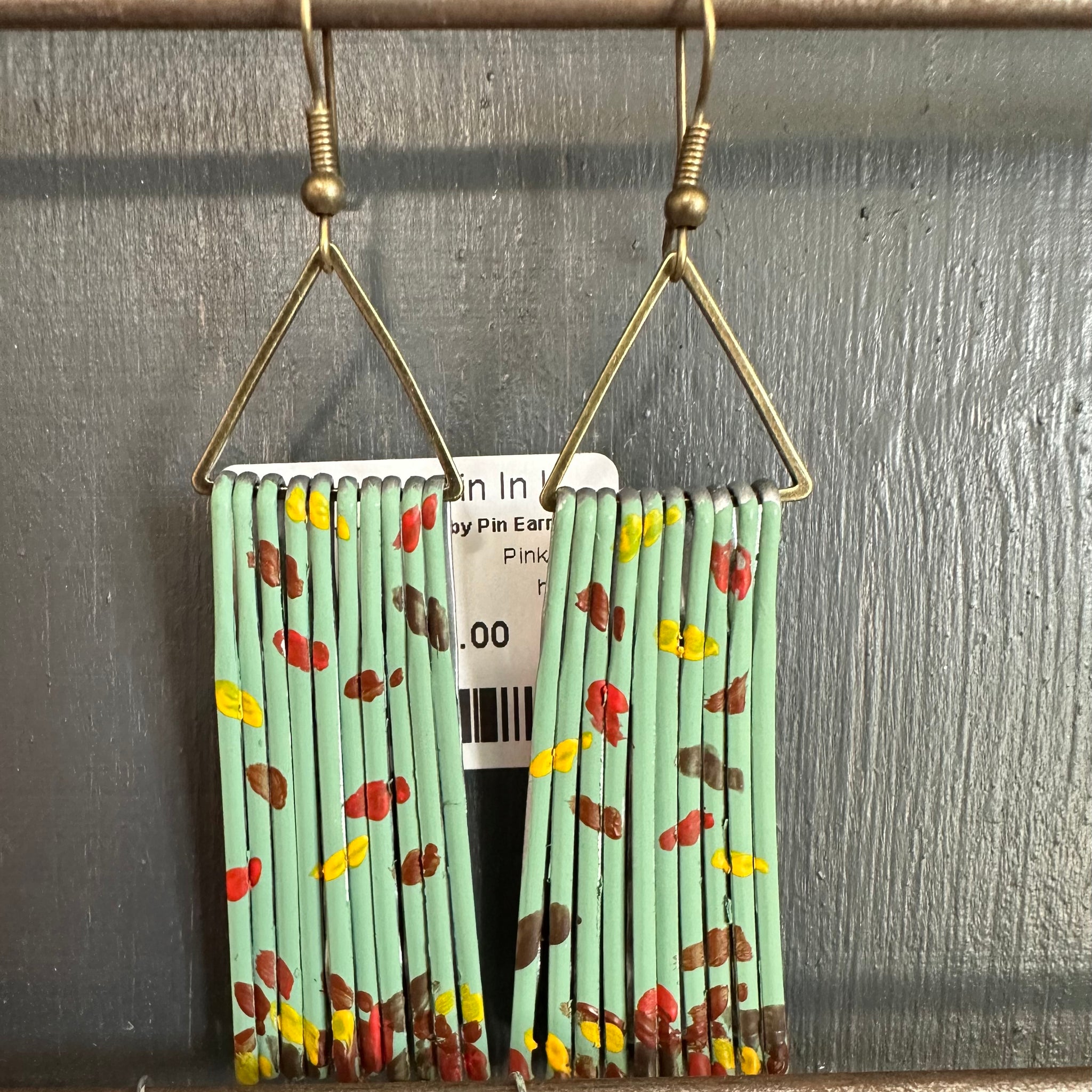 Handmade Bobby pin earrings