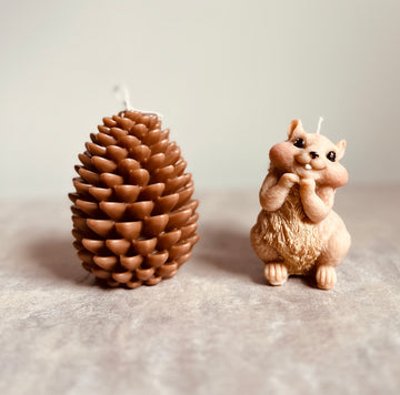 Squirrel candle