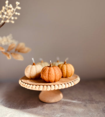 Pumpkin candle
