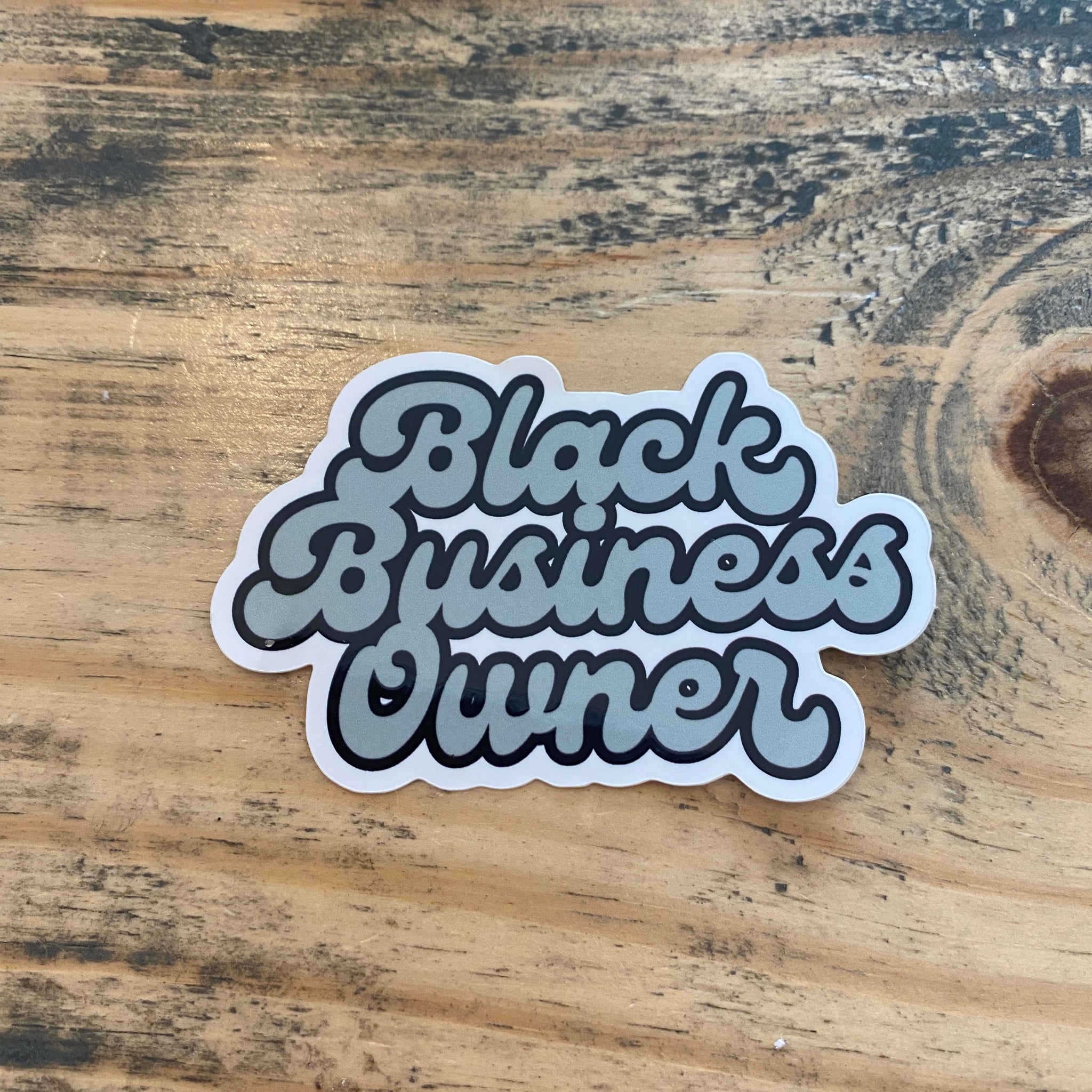 Black Business Owner Sticker