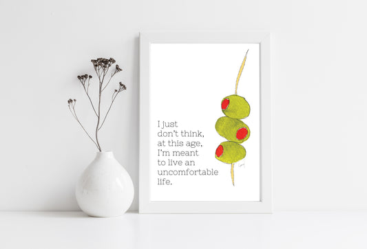 Comfortable Life Olives 5x7