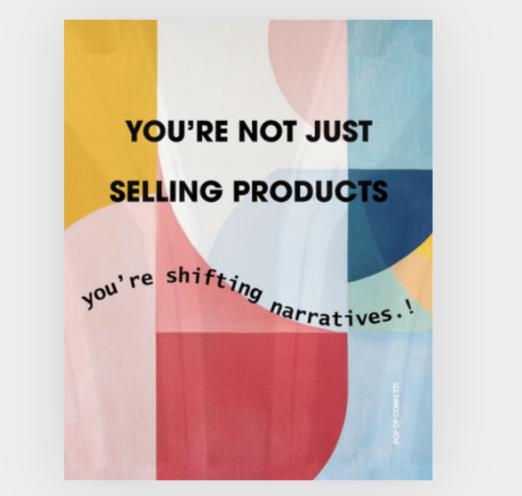 Shifting Narratives Sticker