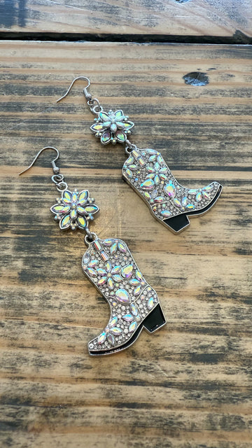 Dazzling Cowgirl Dangle Earrings