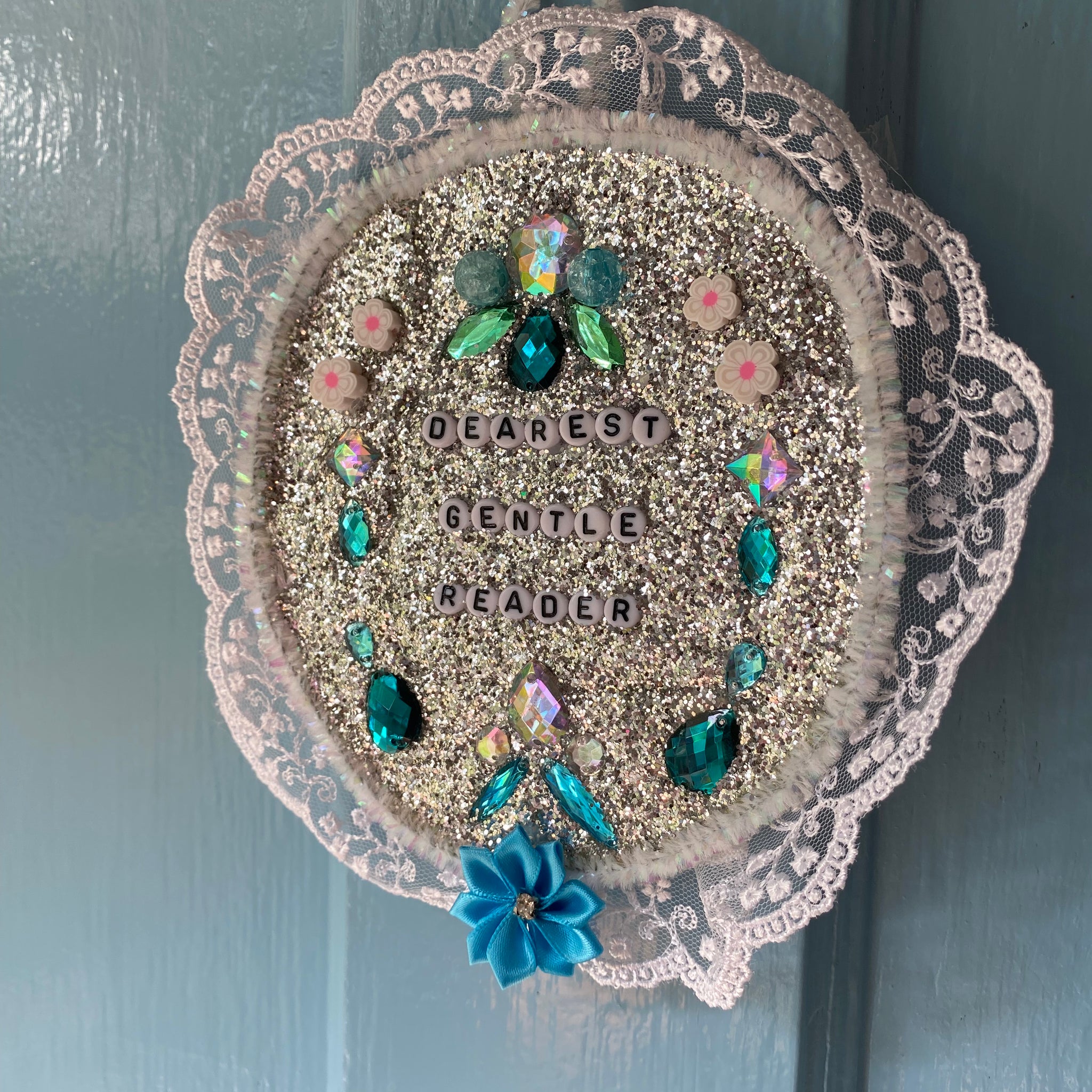 Dearest Gentle Reader Wall Charm