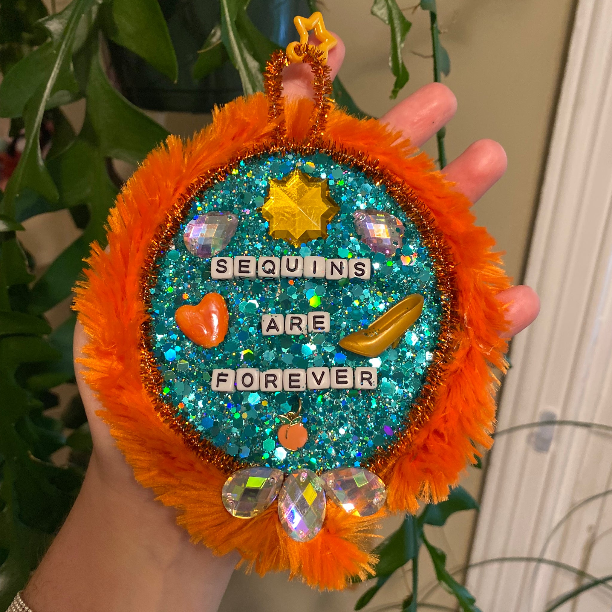 Sequins Are Forever Wall Charm