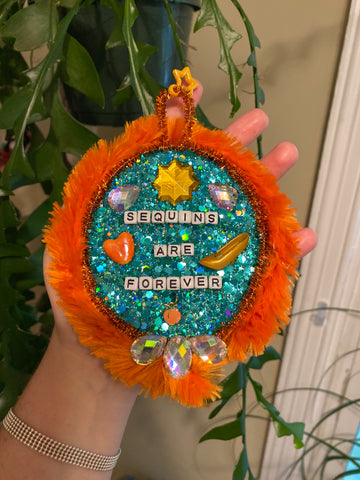 Sequins Are Forever Wall Charm