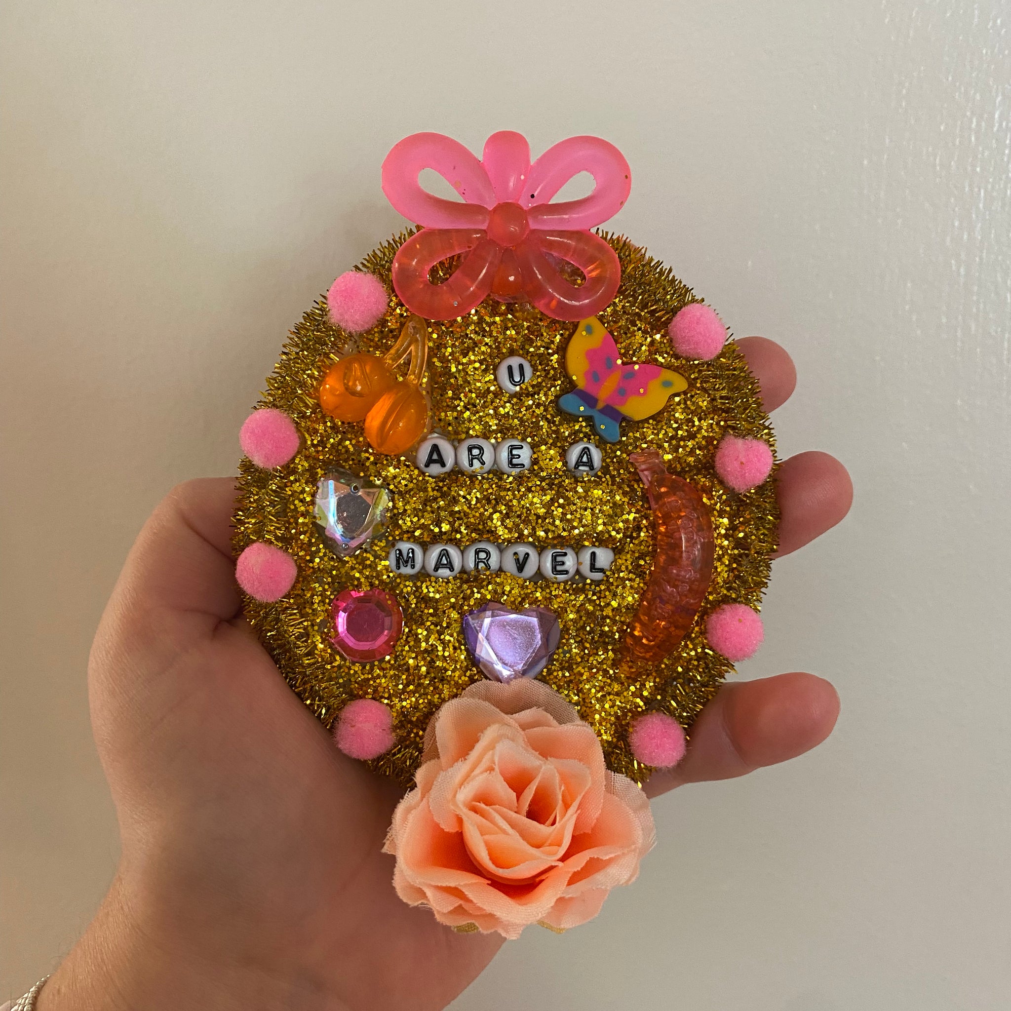 U Are a Marvel Wall Charm