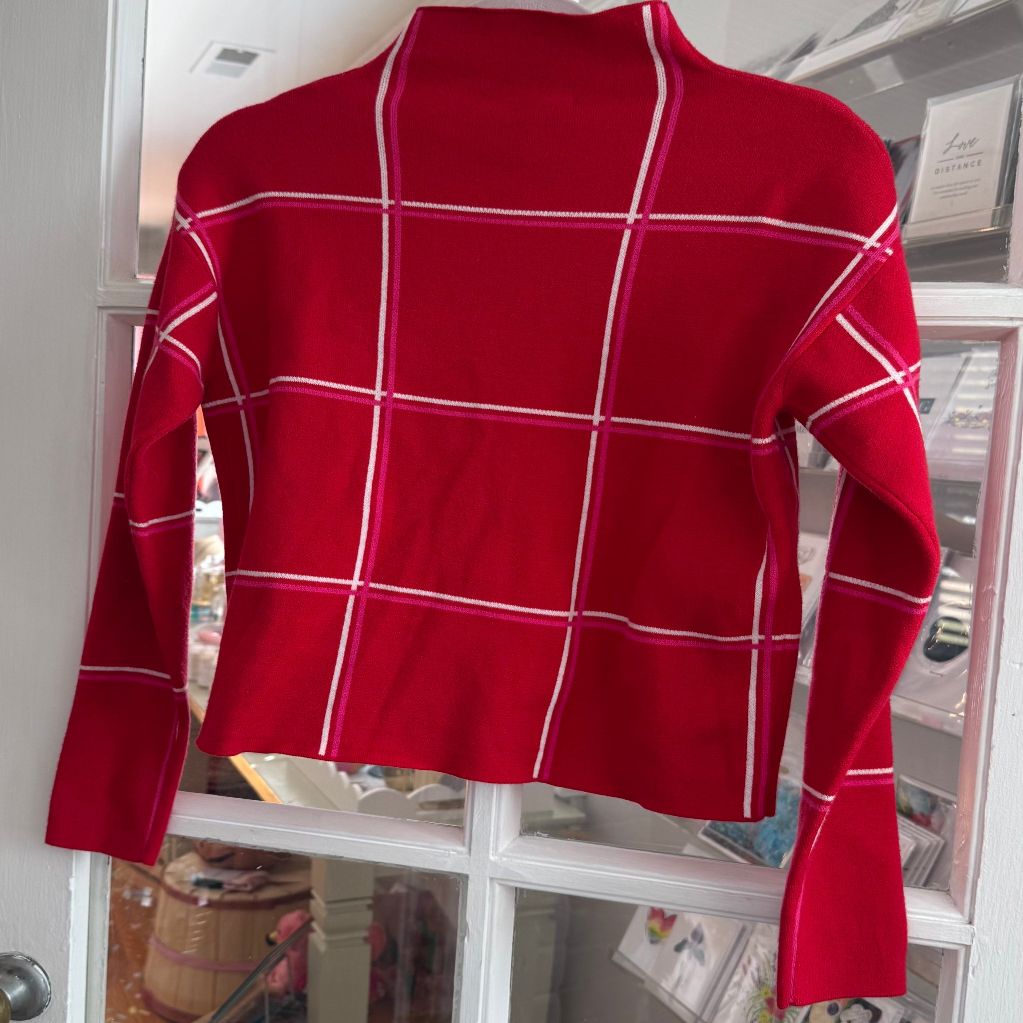 Tahari Mock Neck Pullover Sweater Size XS