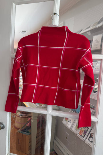 Tahari Mock Neck Pullover Sweater Size XS