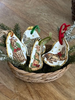 Shell Ornament Set - Animals