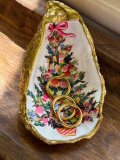 Large Oyster Shell Jewelry/Trinket Dish