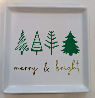 Merry & Bright Trinket Tray