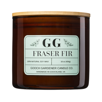 Fraser Fir 3-Wick Candle - Gooch Gardener Candle Co.