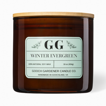Winter Evergreen 3-Wick Candle - Gooch Gardener Candle Co.