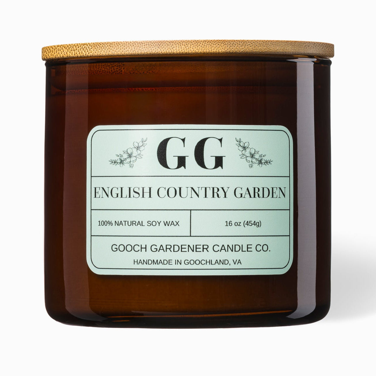 English Country Garden 3-Wick Candle - Gooch Gardener Candle Co.