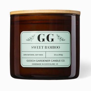 Sweet Bamboo 3-Wick Candle - Gooch Gardener Candle Co.