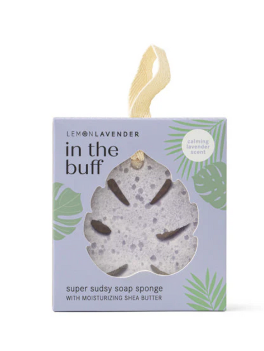 Lemon Lavender In The Buff Super Sudsy Soap Sponge in 3 Scents