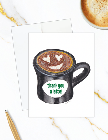 Thank You Latte Card