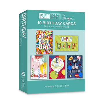 PaperCraft 10 Birthday Cards