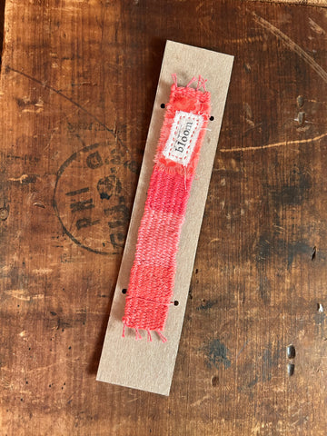 "Bloom."  Handwoven Bookmark
