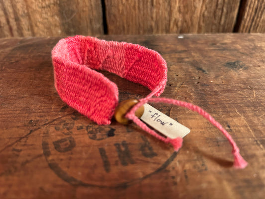 "Flow" Handwoven Inspiration Bracelet