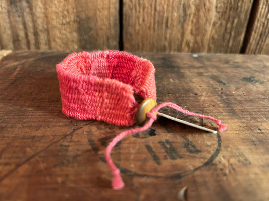 "Love"  Handwoven Inspiration Bracelet