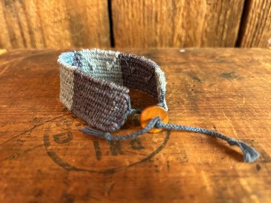 "Breathe" Handwoven Inspiration Bracelet