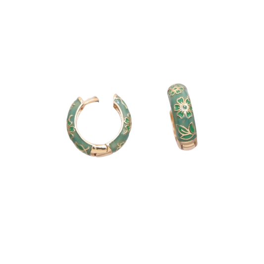 La Fluer Enamel Post Hoop