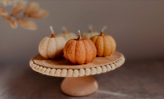 Pumpkin candle