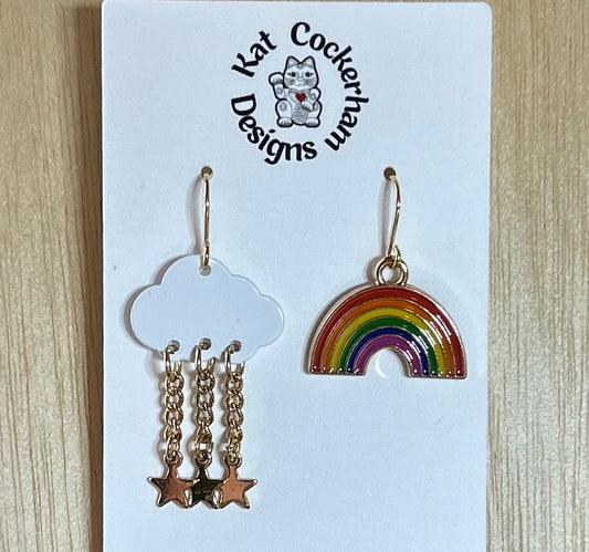 Cloud-Rainbow Earrings