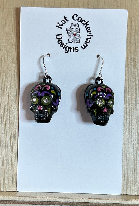 Day of the Dead Skull Earrings
