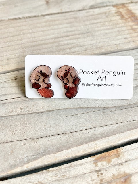 Pocket Penguin Earrings Platypus