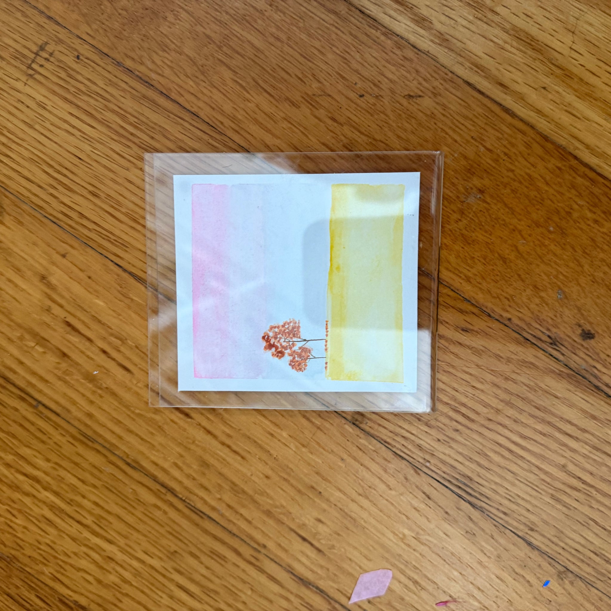 Watercolor magnet