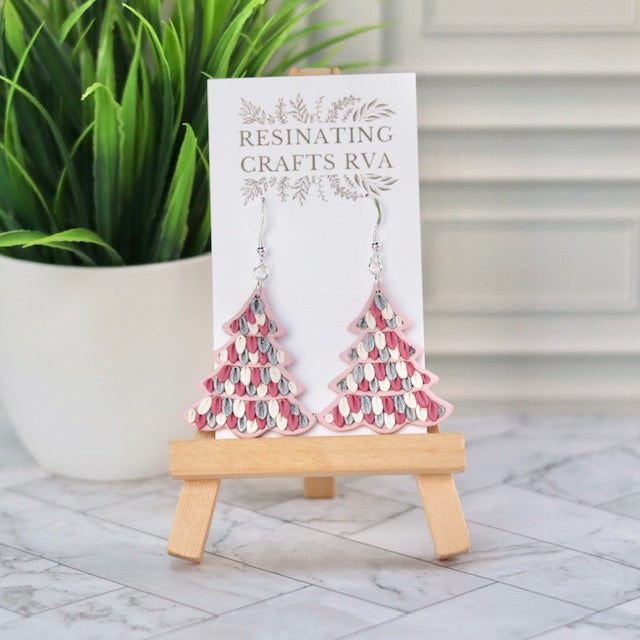 Elegant Christmas Tree Earrings