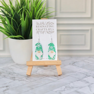 Gnome for the Holidays Polymer Clay Earrings