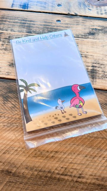 Bingo The Flamingo Note Pad