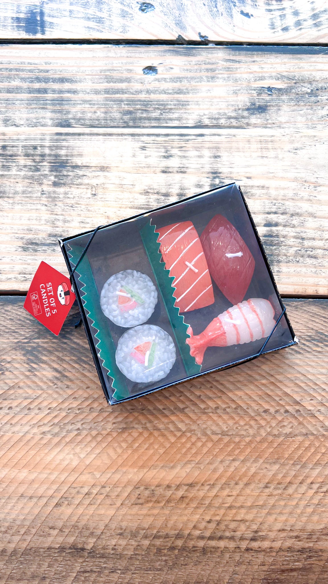 Box of Sushi Set of 5 Candles