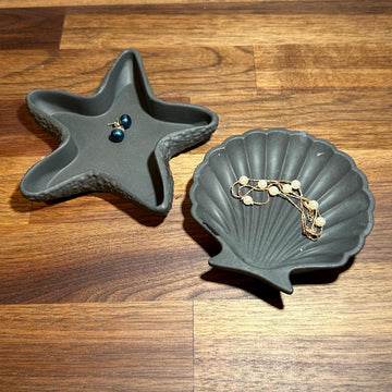 Starfish and Seashell Trinket Dish - Luxe Home Decor, eco-friendly, sustainable customizable home decor
