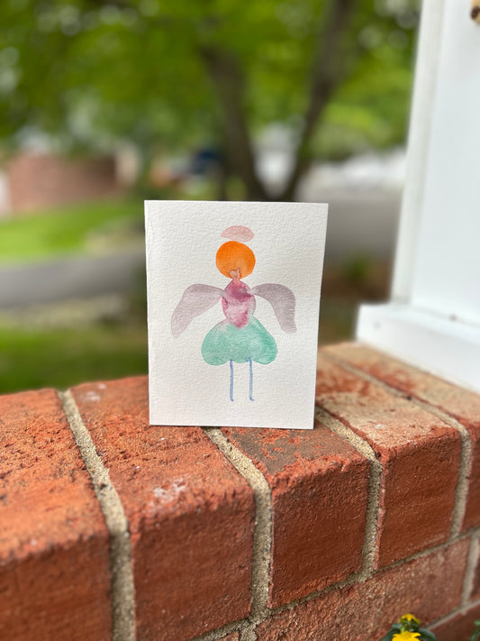 Guardians of the Galaxy hand painted notecard