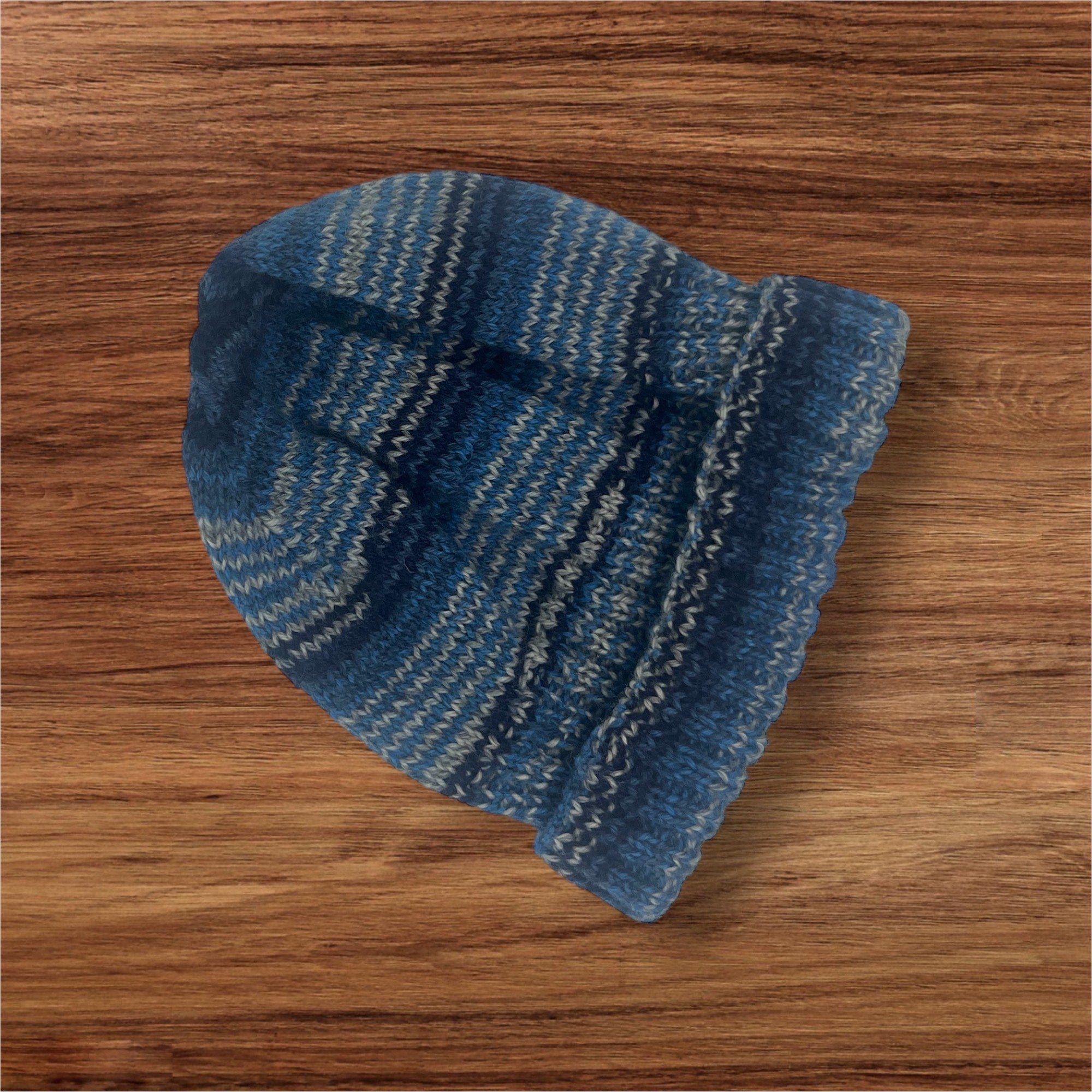 Kids/Teens Knit Hat - blue