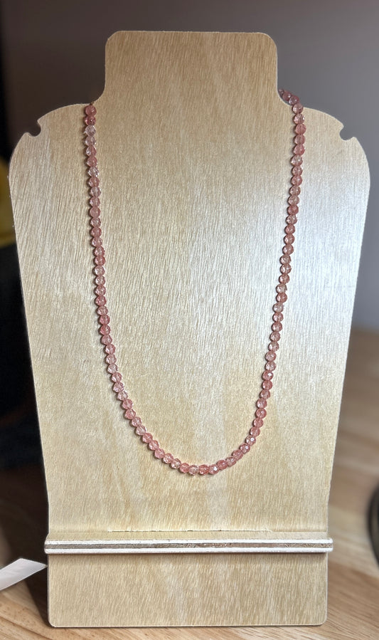 Cherry Quartz Necklace