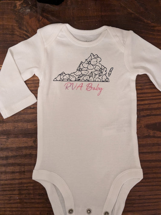 RVA Baby | Richmond Baby long sleeve onesie