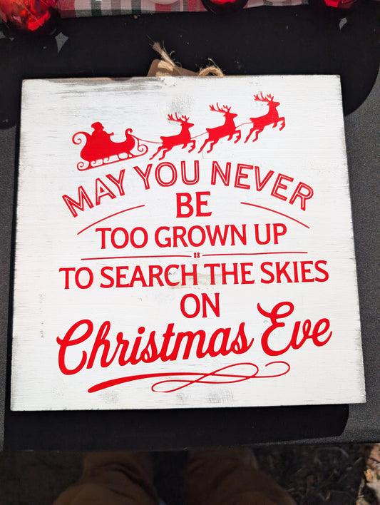 Holiday Skies Sign