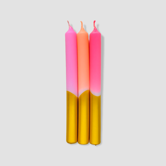 Dip Dye * Cosy Blush Candle Sticks