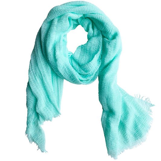 Classic Soft Solid Scarf - Seafoam