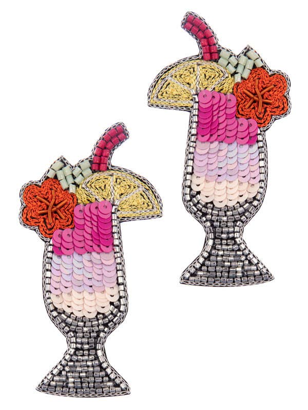 Sequin Cocktail Earrings