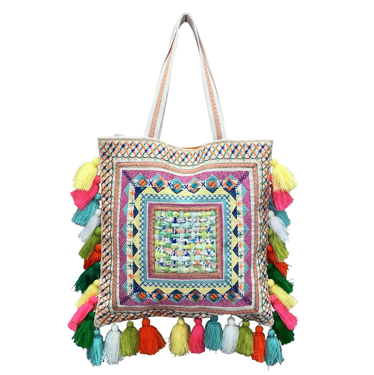 Bright Summer Tassel Bag